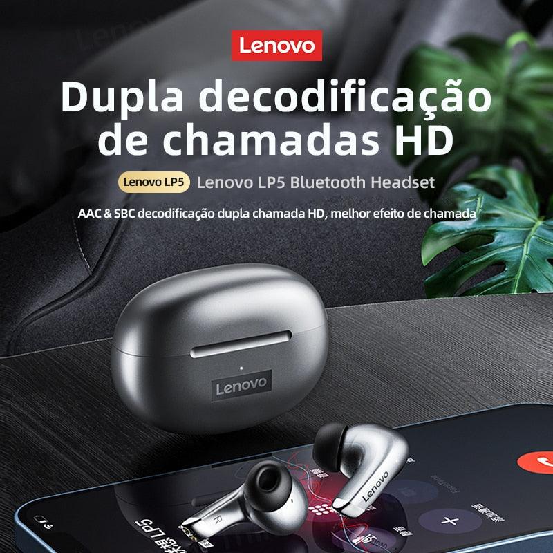 Fone Lenovo LP5 Original - LOJAS VICTORIANA