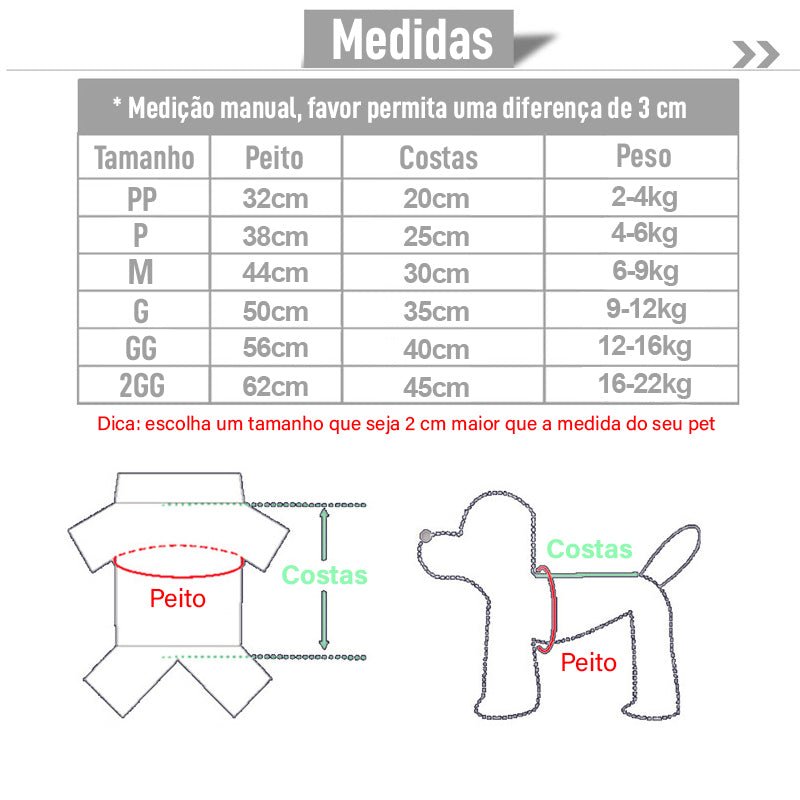 Moletom Pet Pompomzinho™ | Roupa Para Cachorro